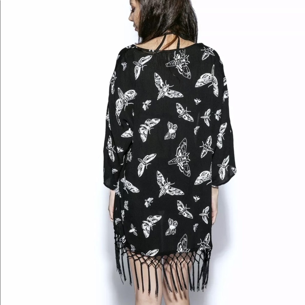 Blackcraft Tassel Kimono